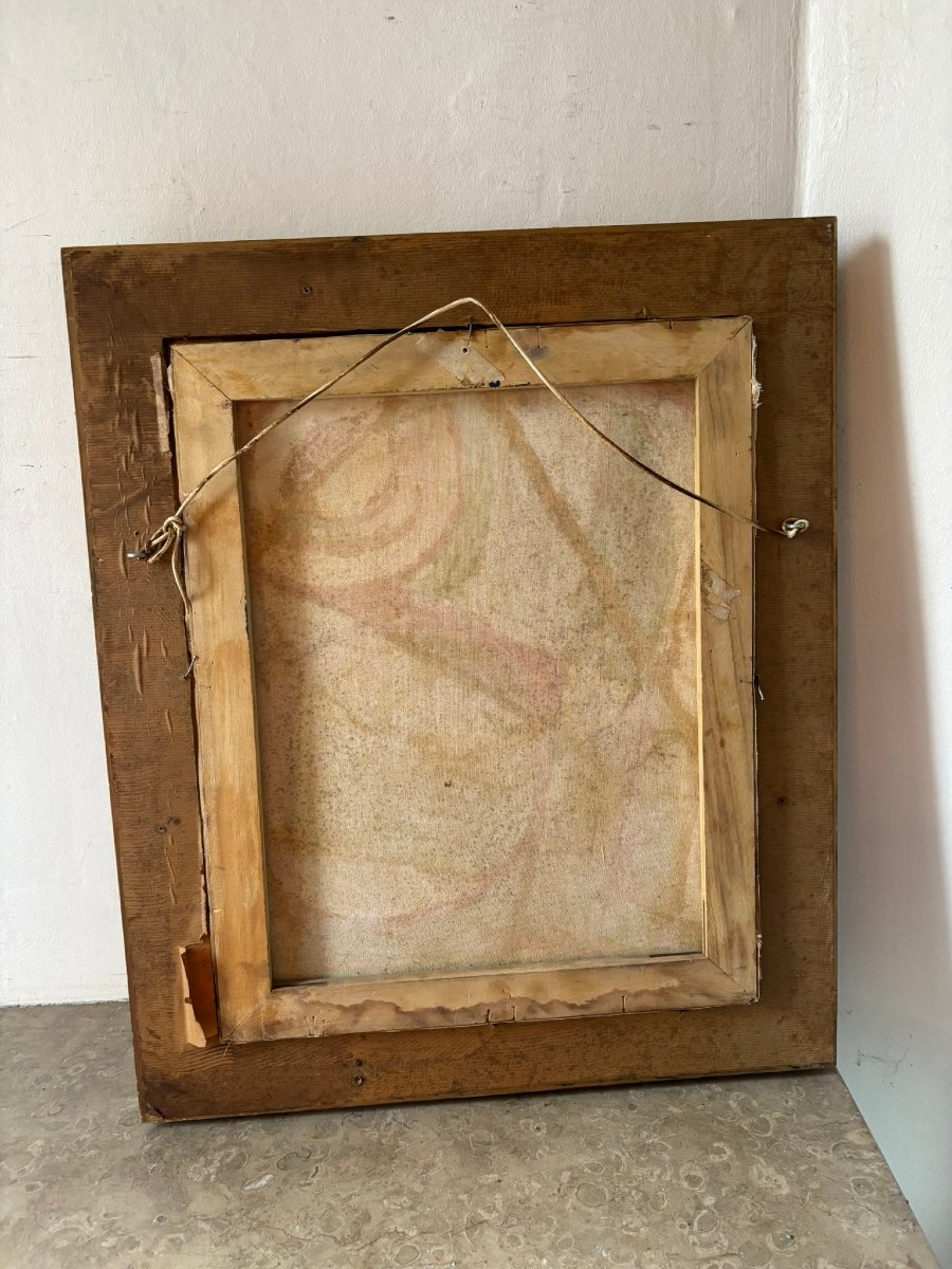 Composition abstraite signée Issaiev -photo-6