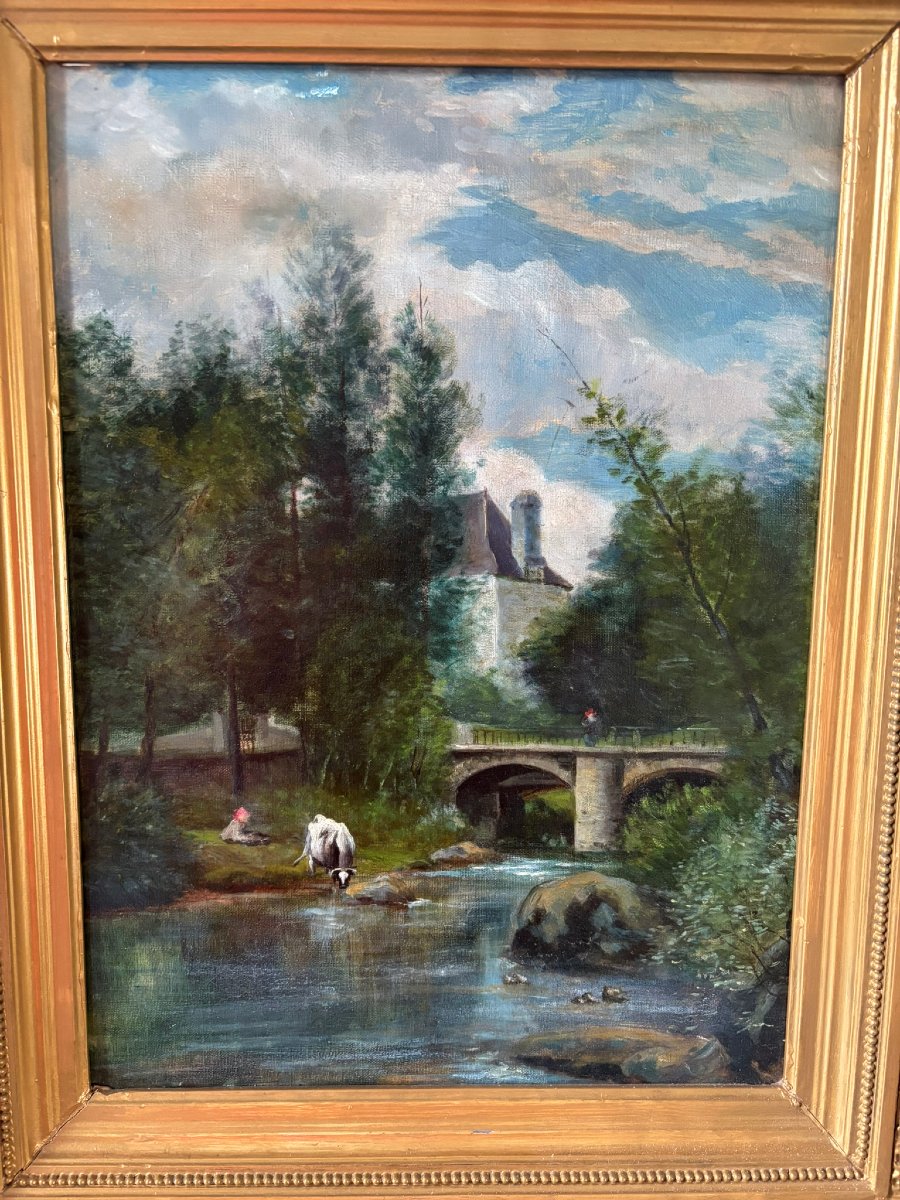 Paysage XIX ème siècle-photo-2