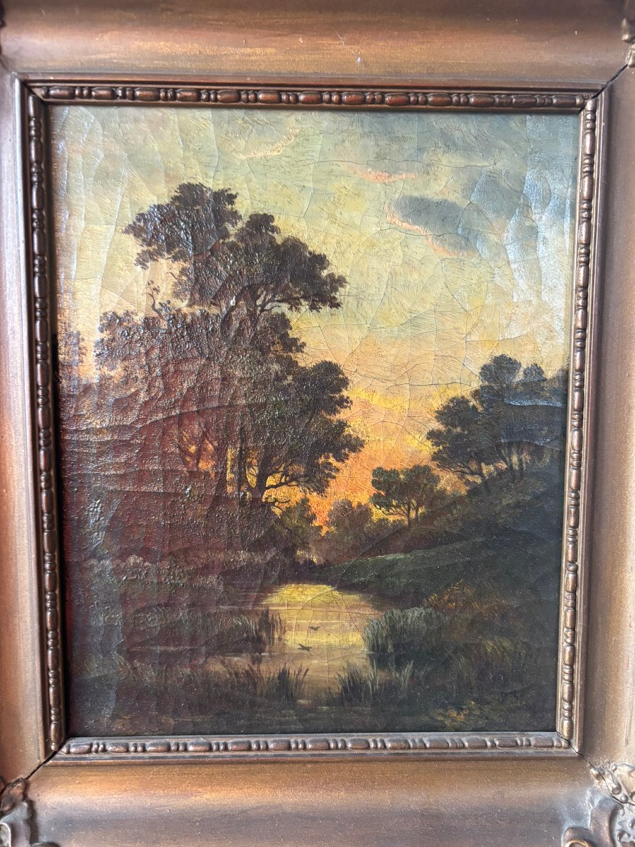 Paysage signé Franz Steinfeld-photo-2