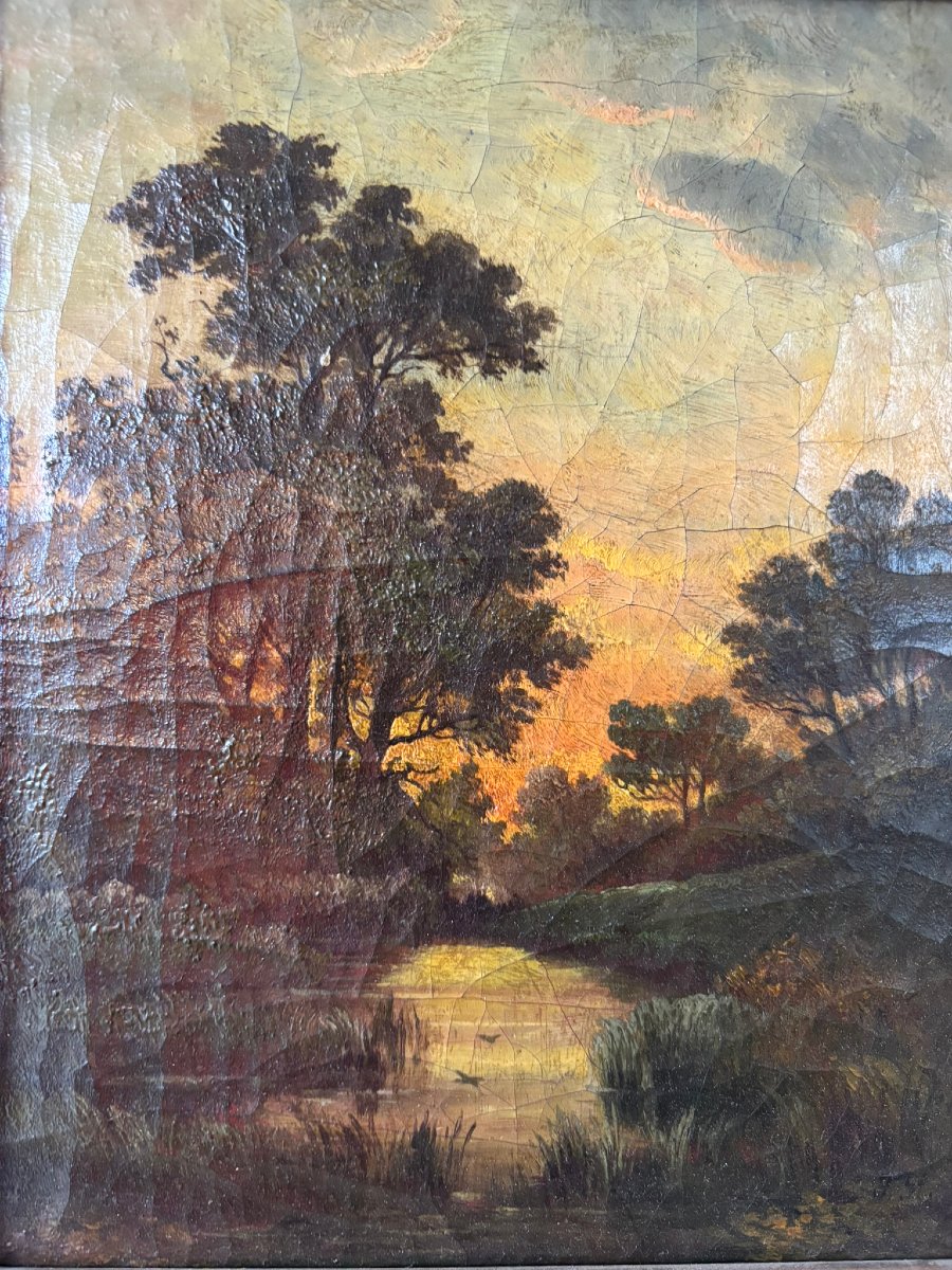 Paysage signé Franz Steinfeld-photo-3