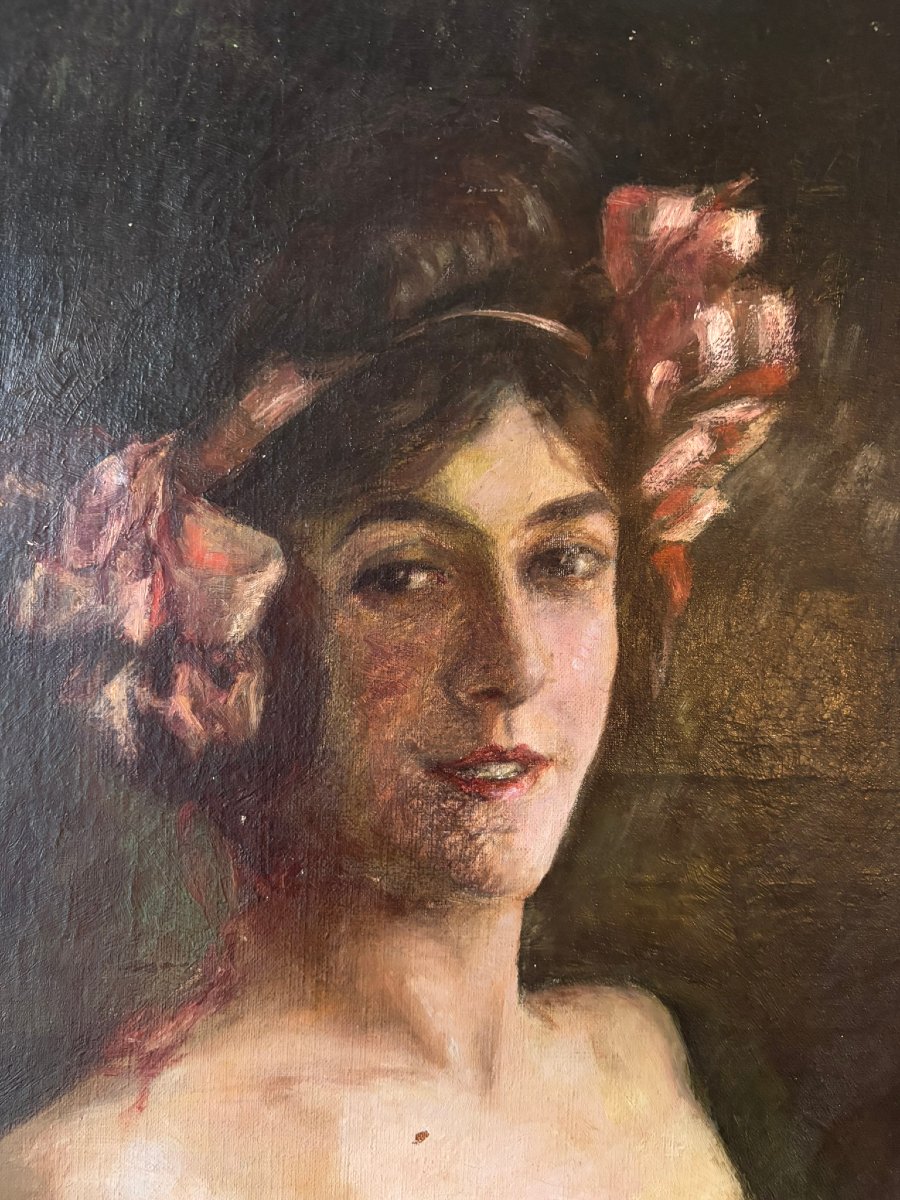 Portrait de femme XIXème siècle-photo-4