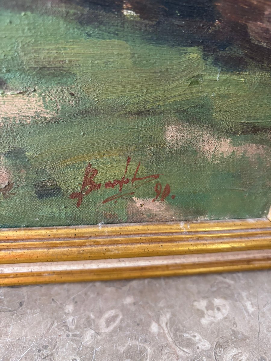 Dacha Signed Volkov, Russian School-photo-4