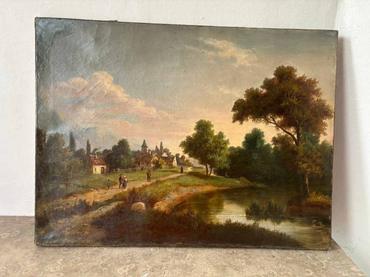 Promenade en foret XIXème siècle