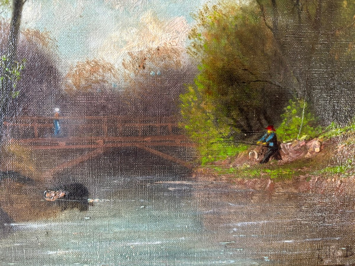 Paysage signé Camille Bernier (1823-1923)-photo-4