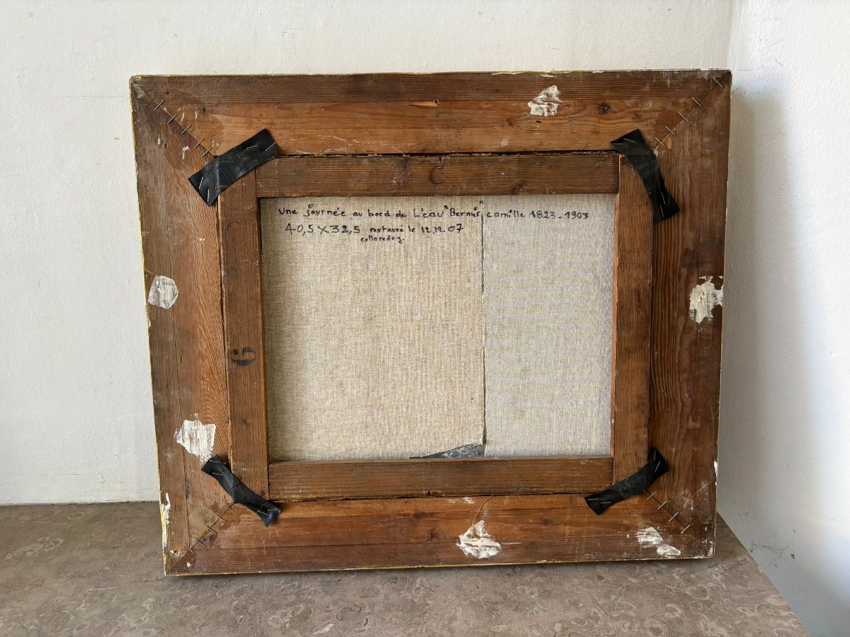 Paysage signé Camille Bernier (1823-1923)-photo-6