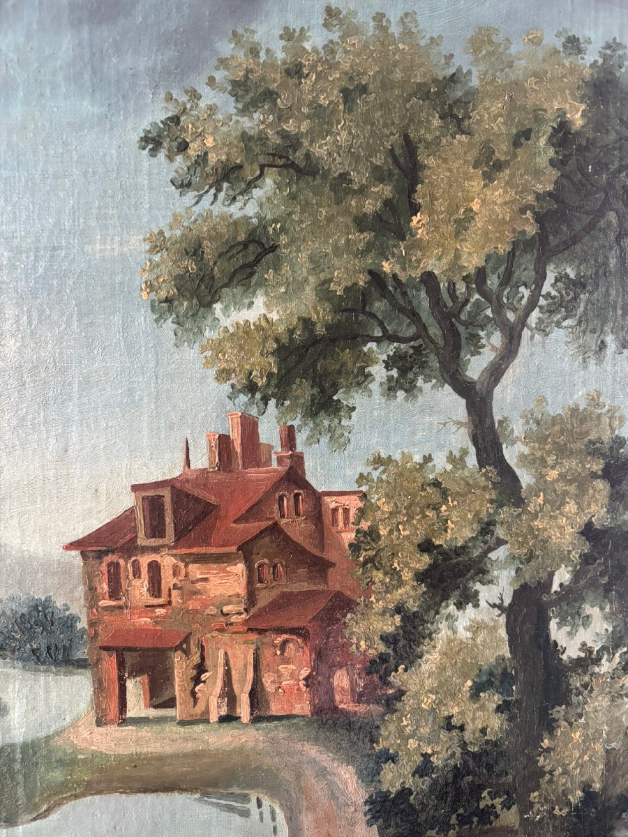 Paysage école francaise XIXè siècle-photo-5