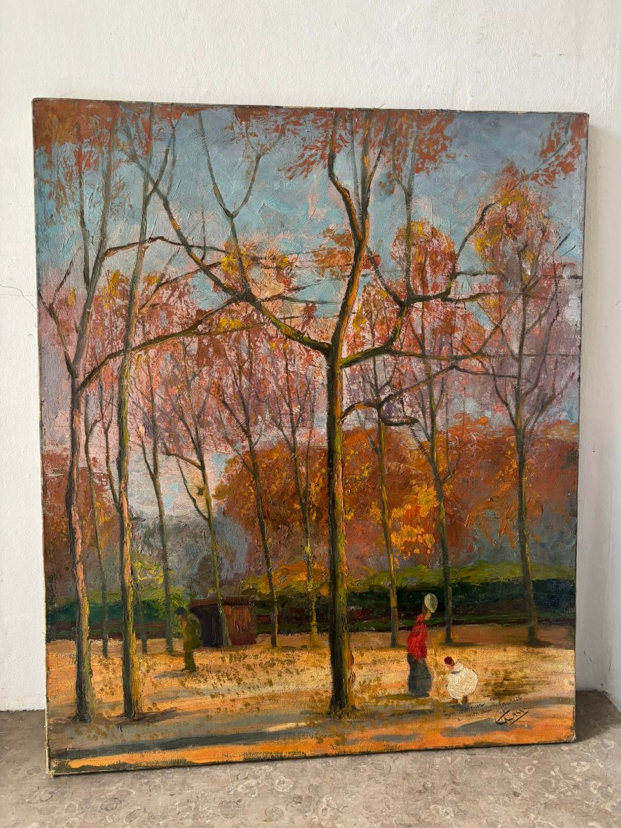 Landscape Of The Luxembourg Gardens, Paris -photo-2