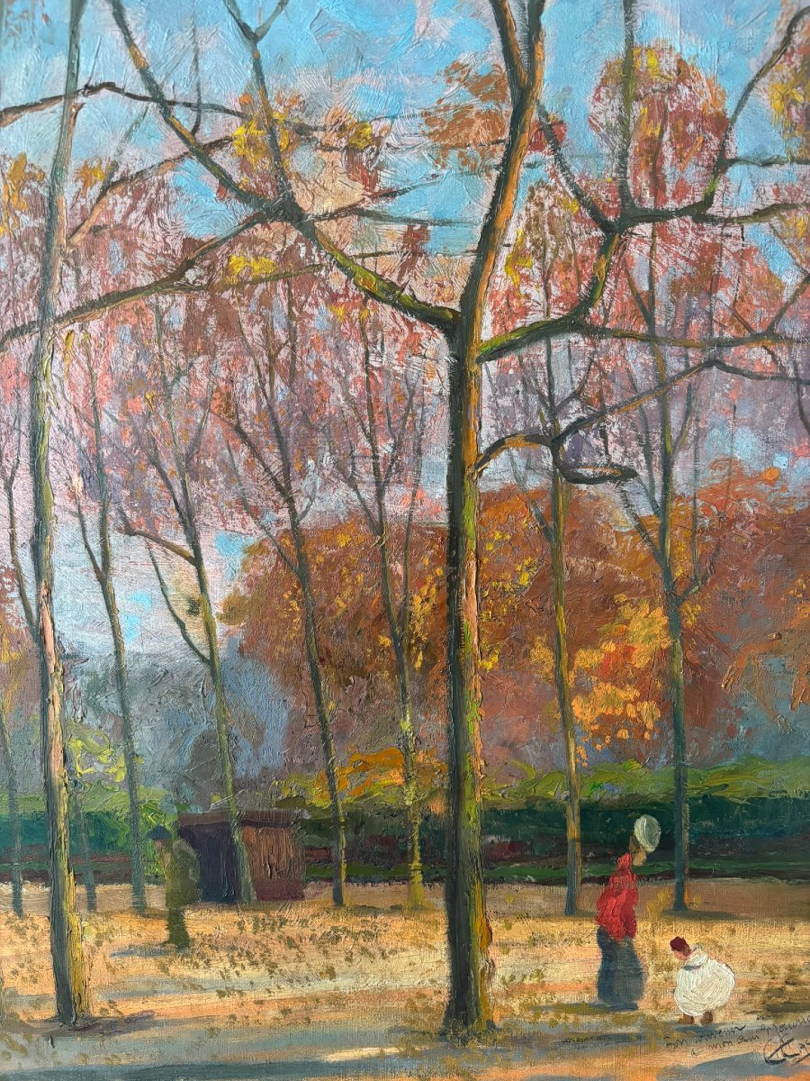 Landscape Of The Luxembourg Gardens, Paris -photo-3