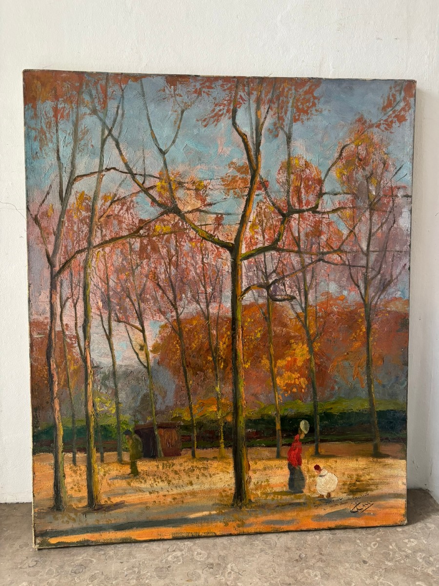 Landscape Of The Luxembourg Gardens, Paris 