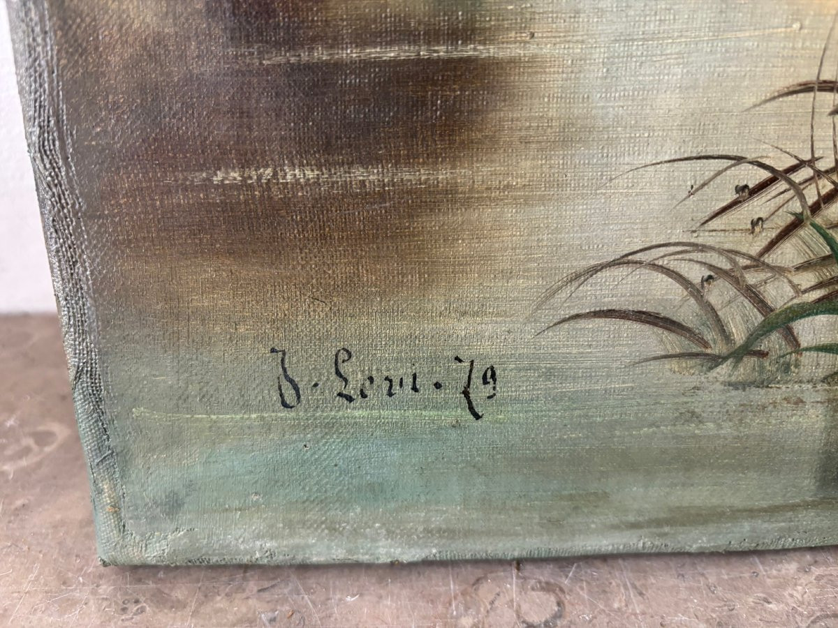 Paysage école française XIX/XXe siècle-photo-4