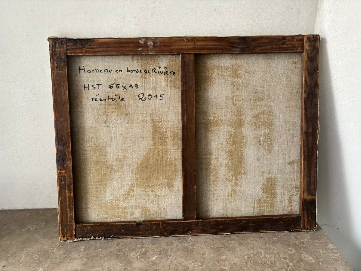 Paysage école française XIX/XXe siècle-photo-7