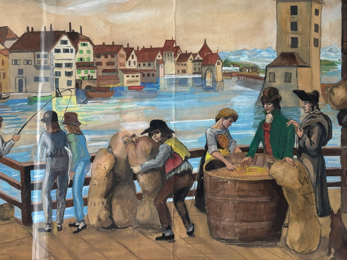 Dessin de 1808 monogrammé-photo-1