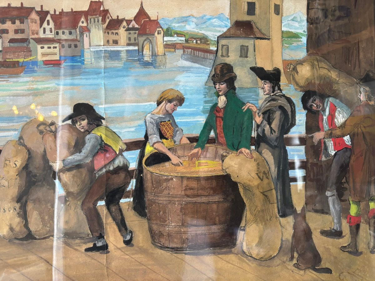 Dessin de 1808 monogrammé-photo-5