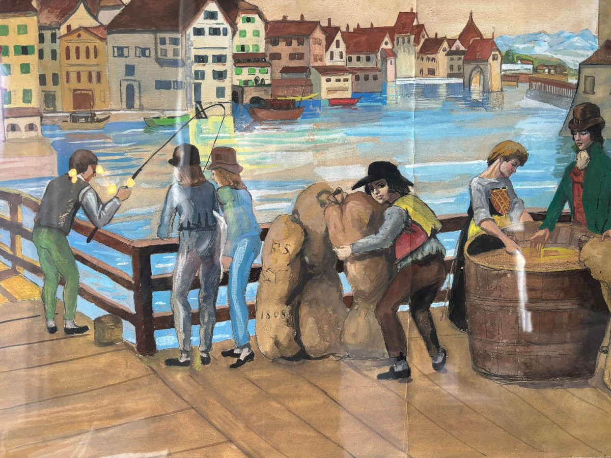 Dessin de 1808 monogrammé-photo-6