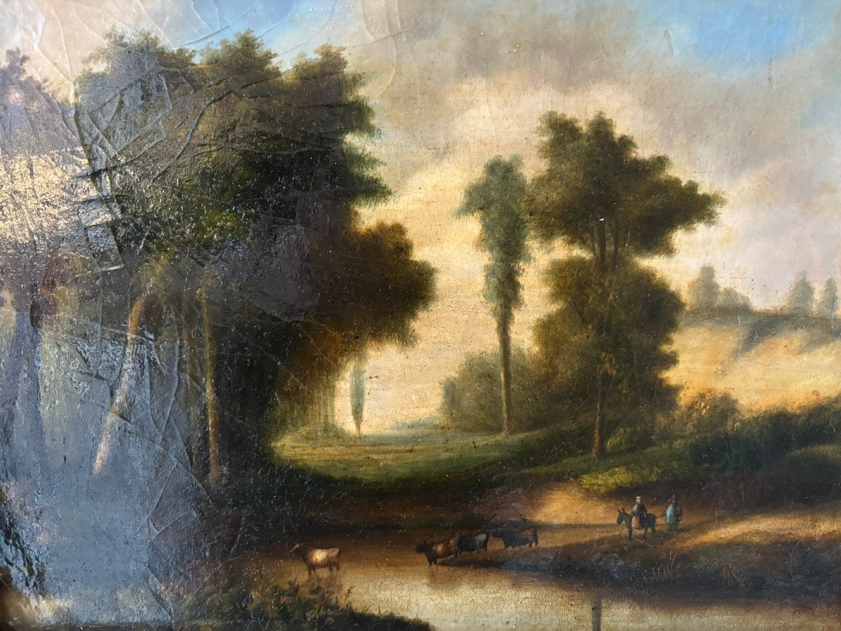 Paysage XVIII/XIXème siècle-photo-4