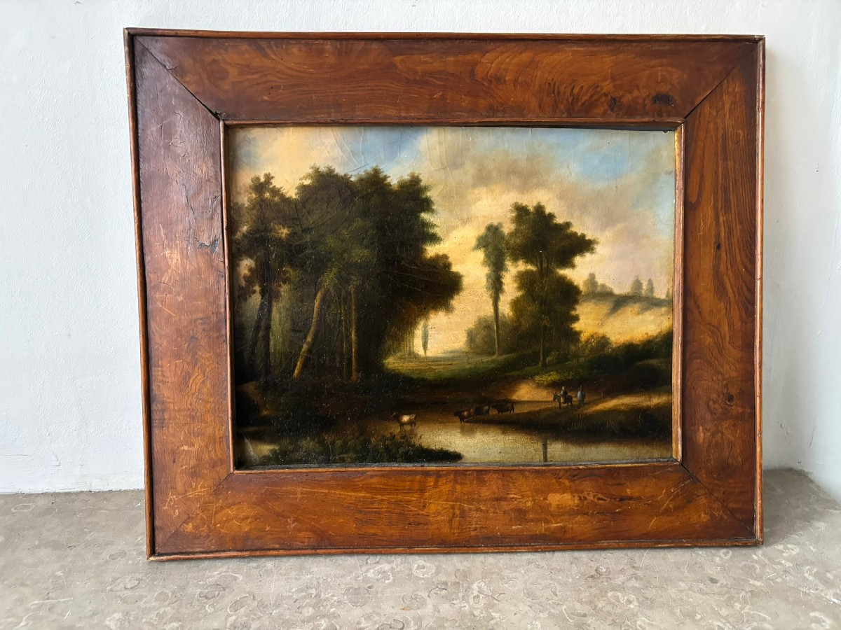 Paysage XVIII/XIXème siècle