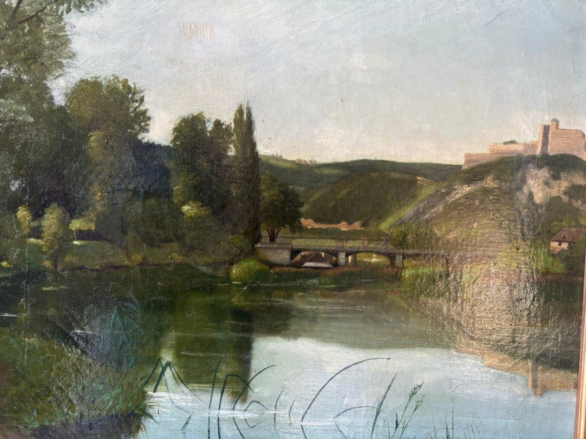 Lakeside Landscape, 19th/20th Century-photo-3