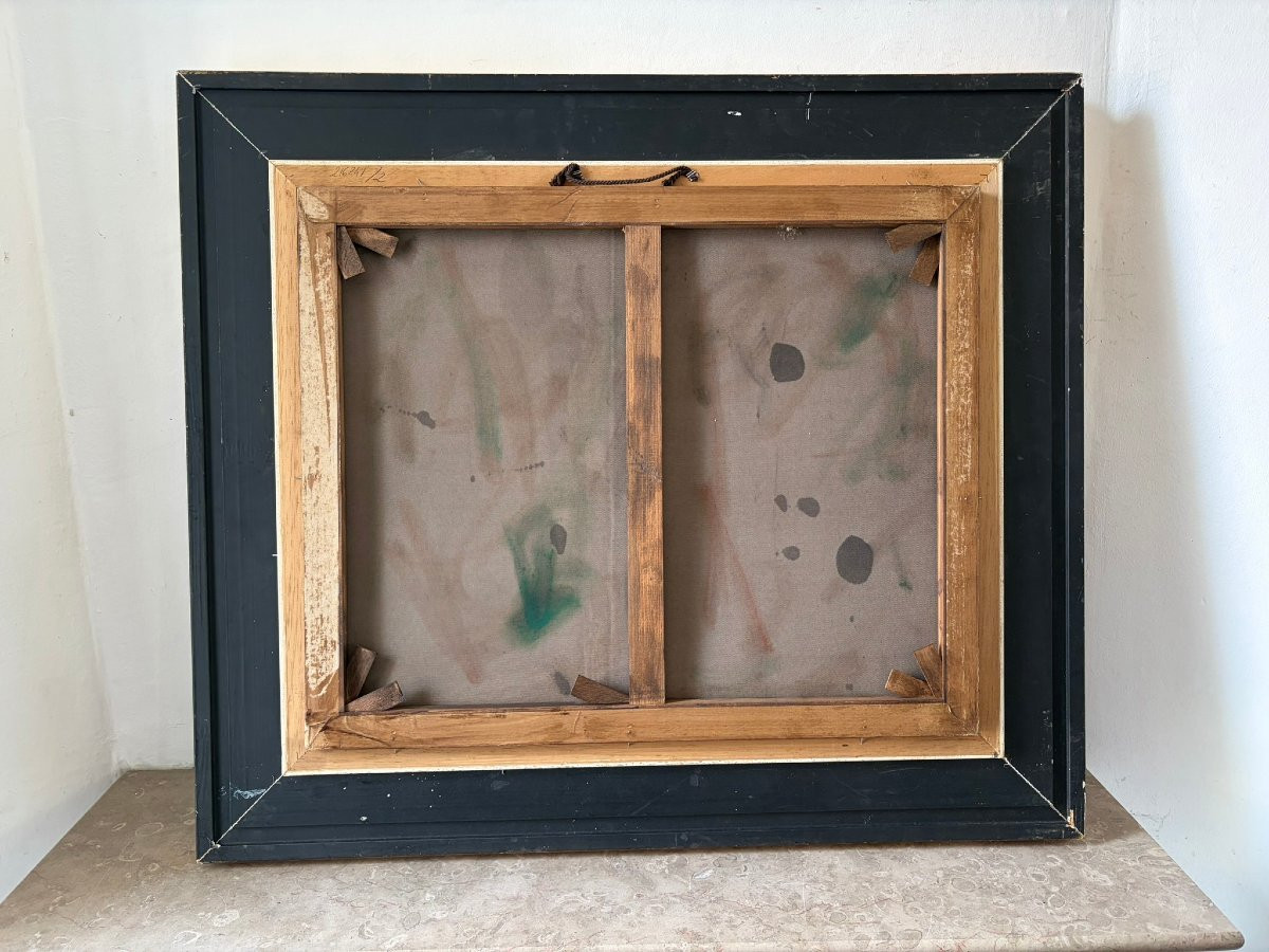 The Banks Of The Seine, Signed A. Richmond-photo-8