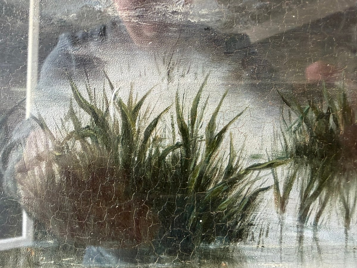 Landscape Signed Cécile Jubert (1885)-photo-4
