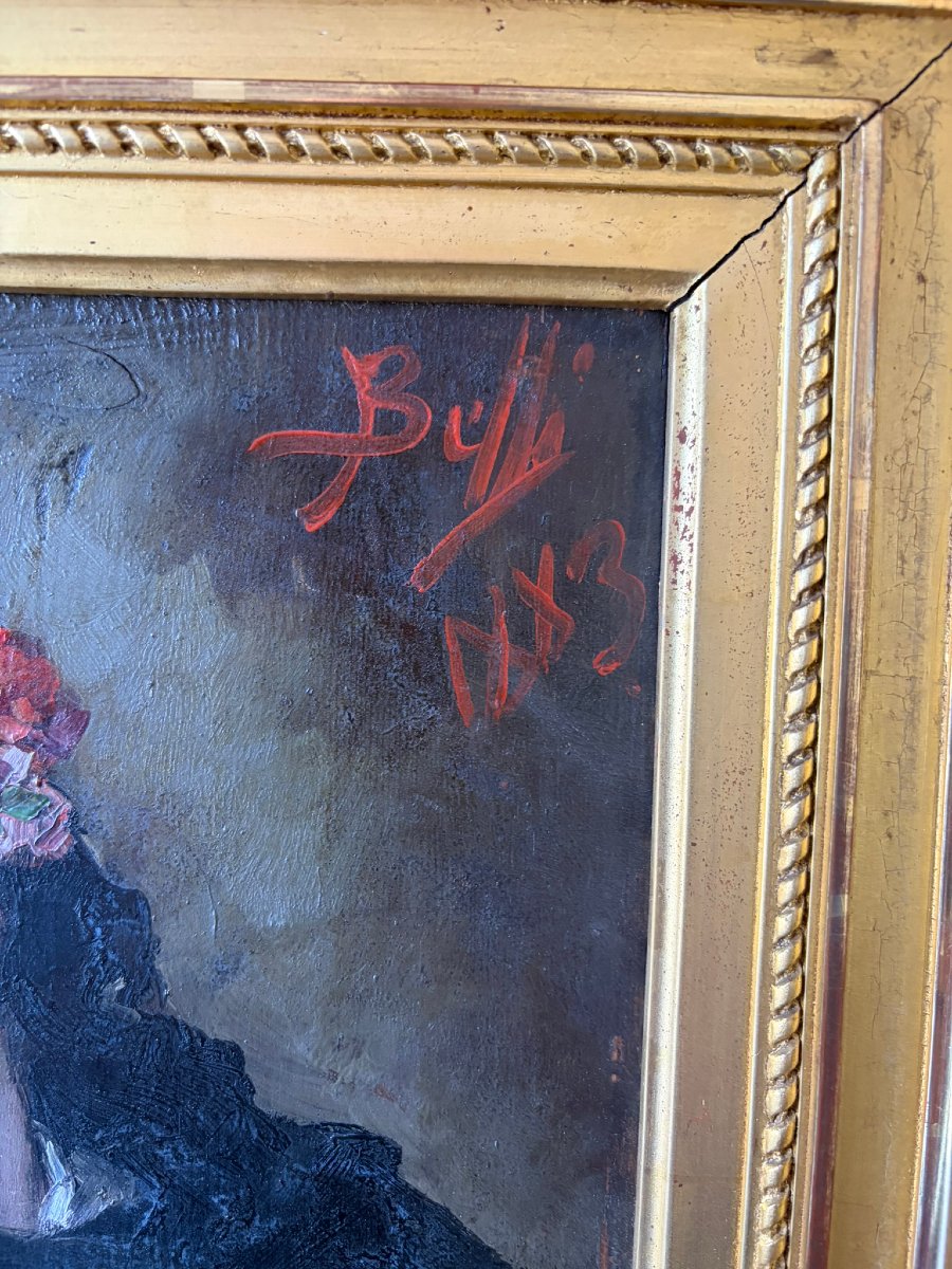 Portrait d'Adalouse signé Belli-photo-4