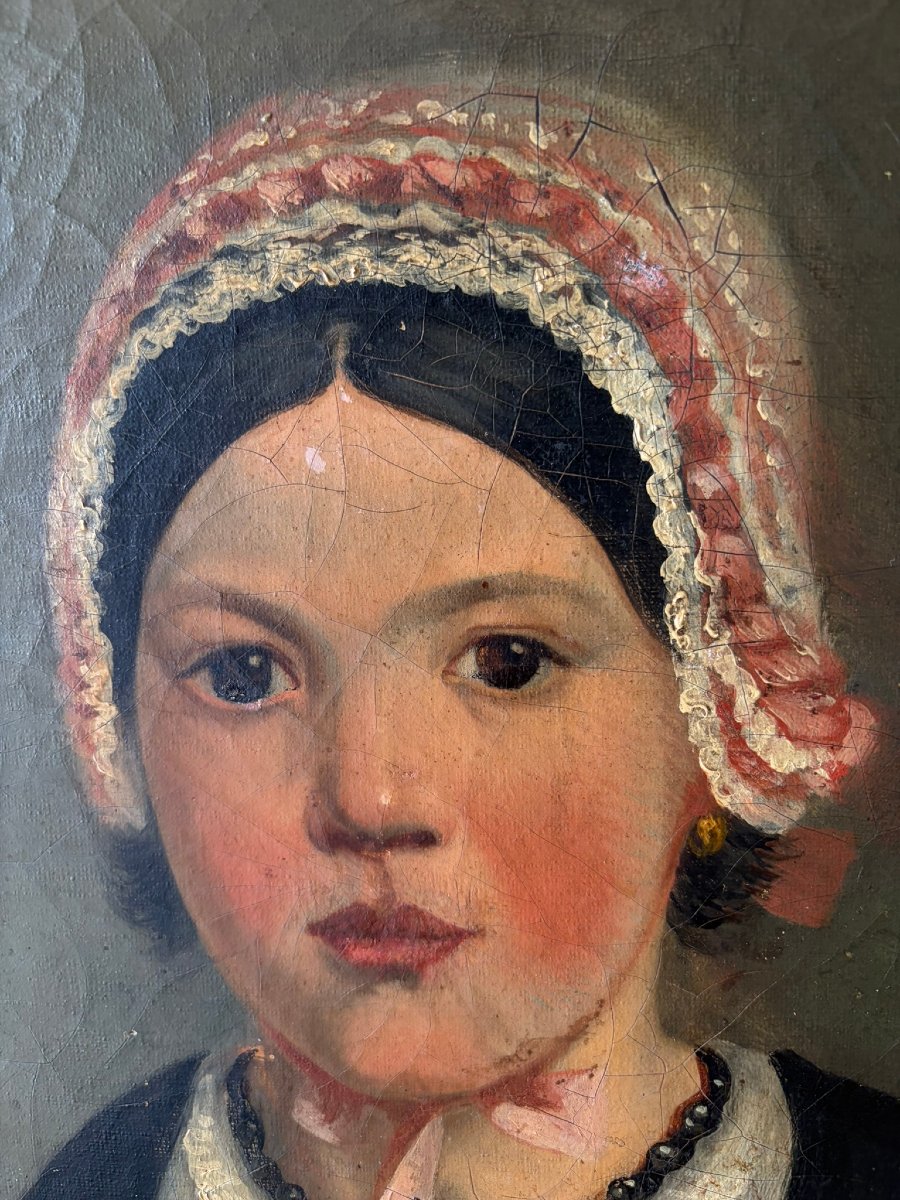 Portrait de jeune fille daté 1852-photo-7