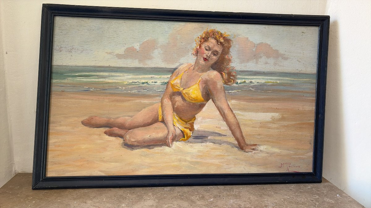 Pin Up At The Beach By Roulleau-photo-4