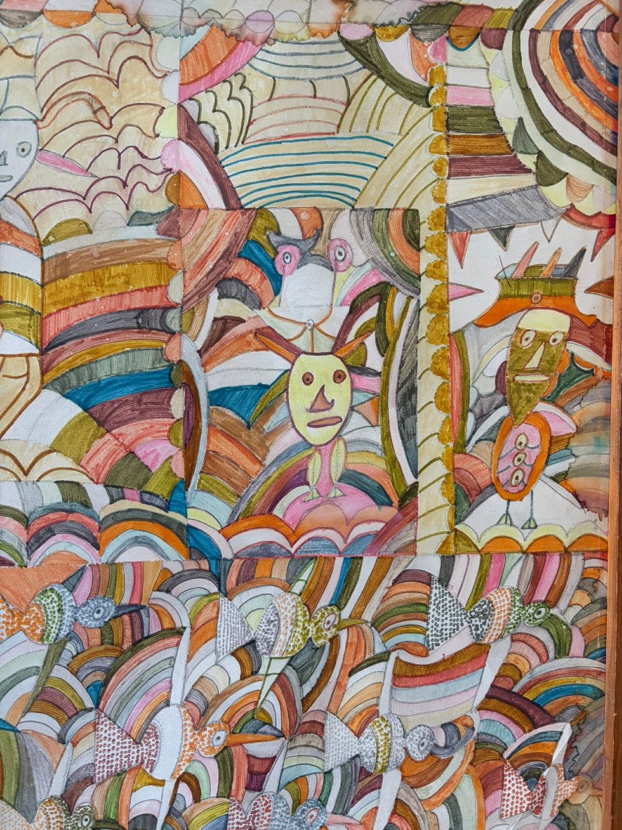 Art Brut signé Marguerite -photo-6