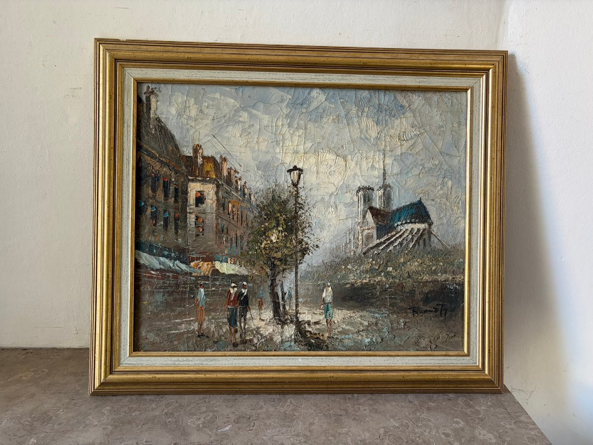 Vue de Paris signée Burnett-photo-1