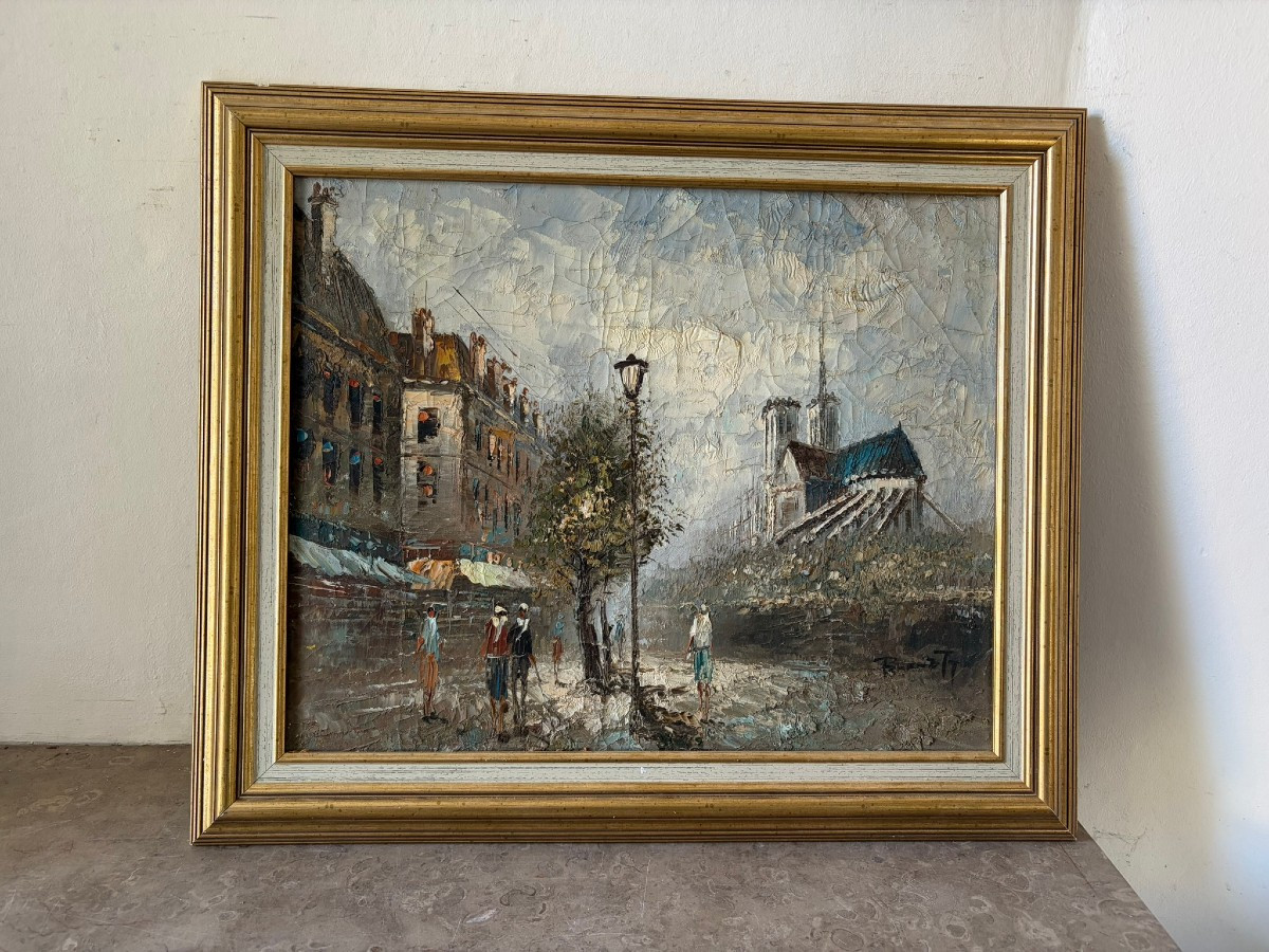Vue de Paris signée Burnett