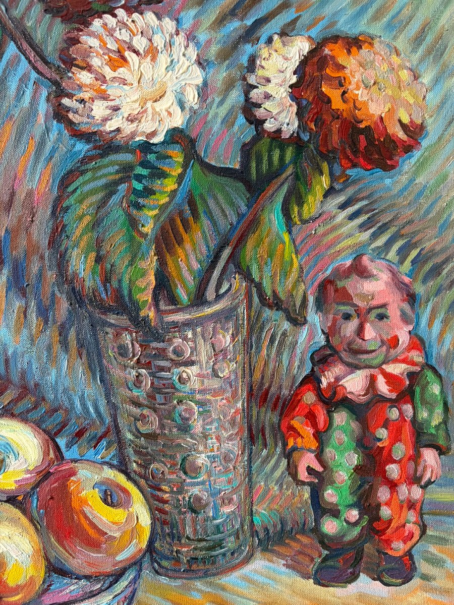 Nature morte russe signée Fedotov-photo-4