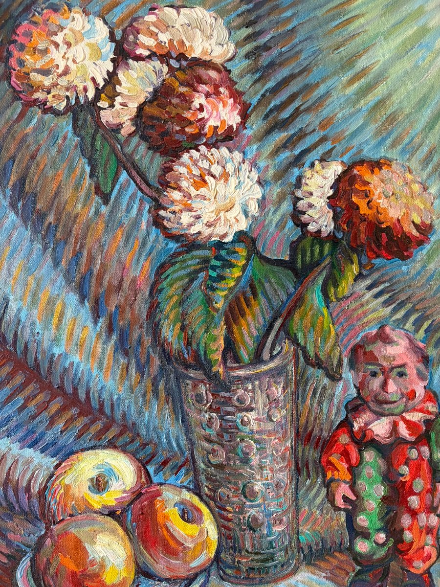 Nature morte russe signée Fedotov-photo-5