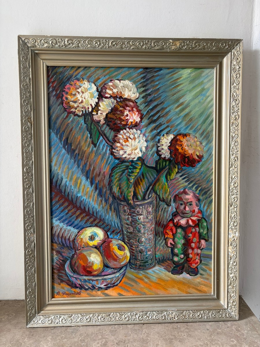 Nature morte russe signée Fedotov