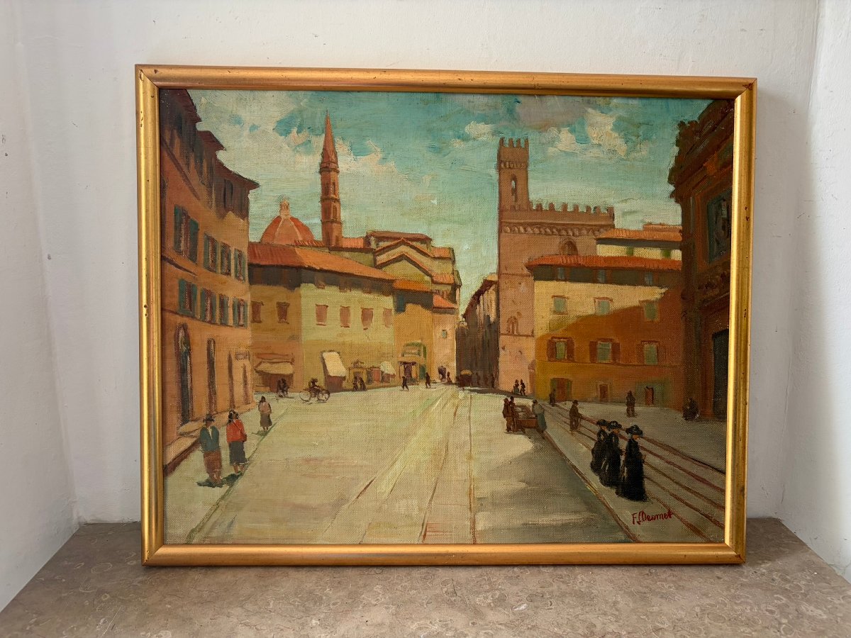 View Of Florence By Desmet 