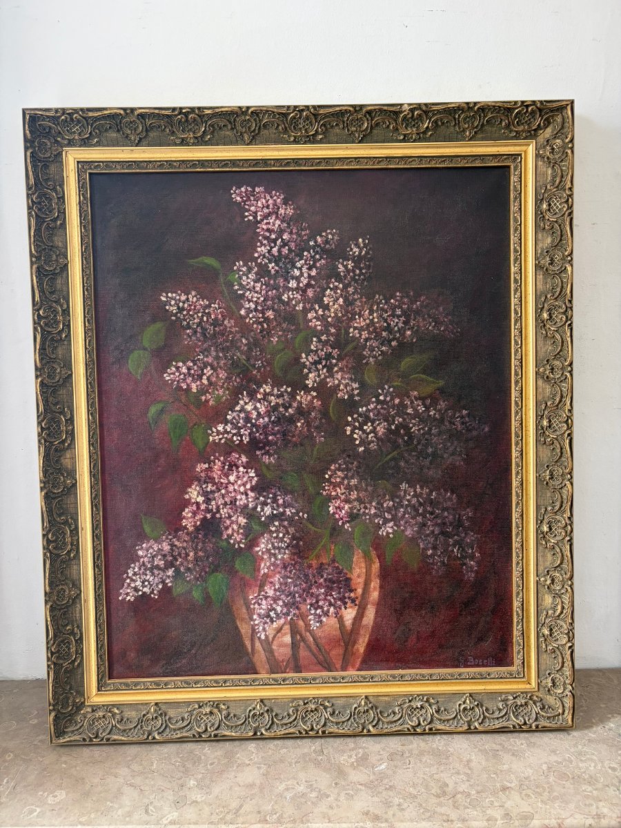 Bouquet de Buddleia signé Boselli