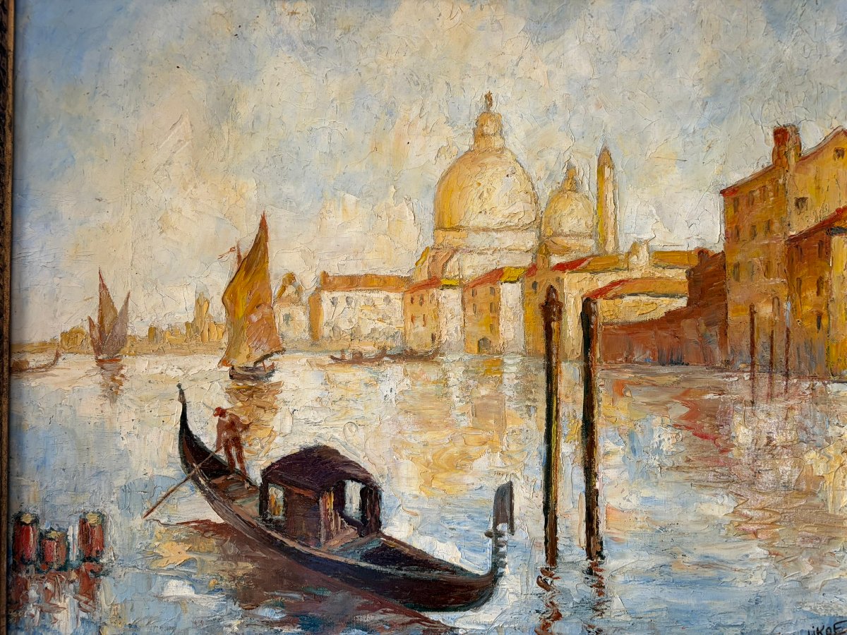 Vue de Venise signée Melikoff-photo-2