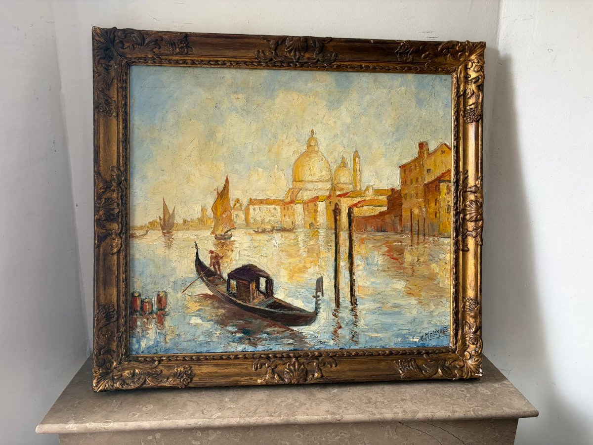 Vue de Venise signée Melikoff