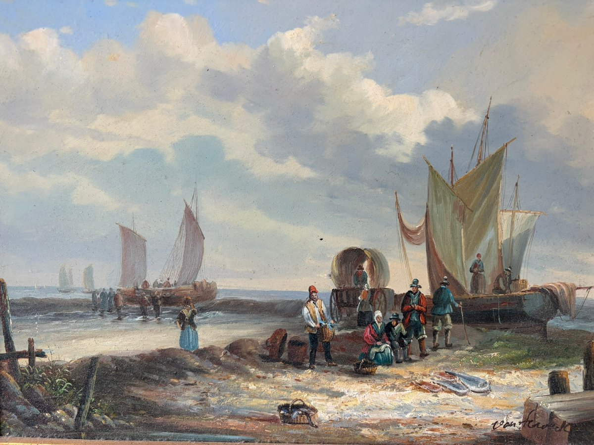 19th-century Flemish Painting-photo-3