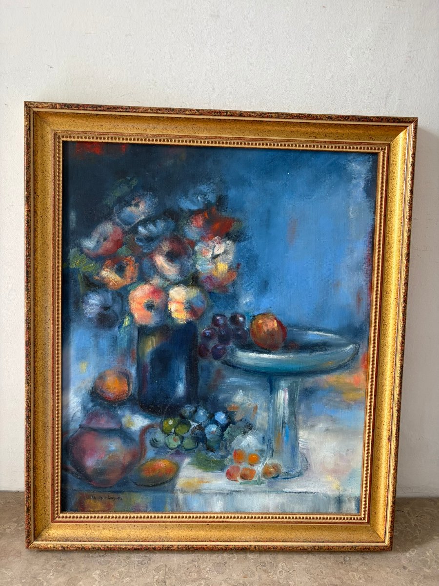 Bouquet de fleurs signé Montagner