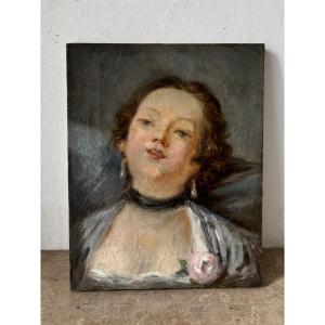 Portrait Of A Woman, 19th Century School