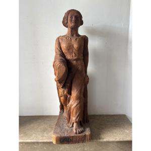 20th Century Statue Of A Woman