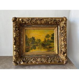 Paysage école francaise XIXè siècle