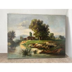 Landscape, French School, 19th/20th Century