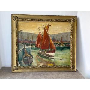 Paysage Breton signé Meunier de 1933