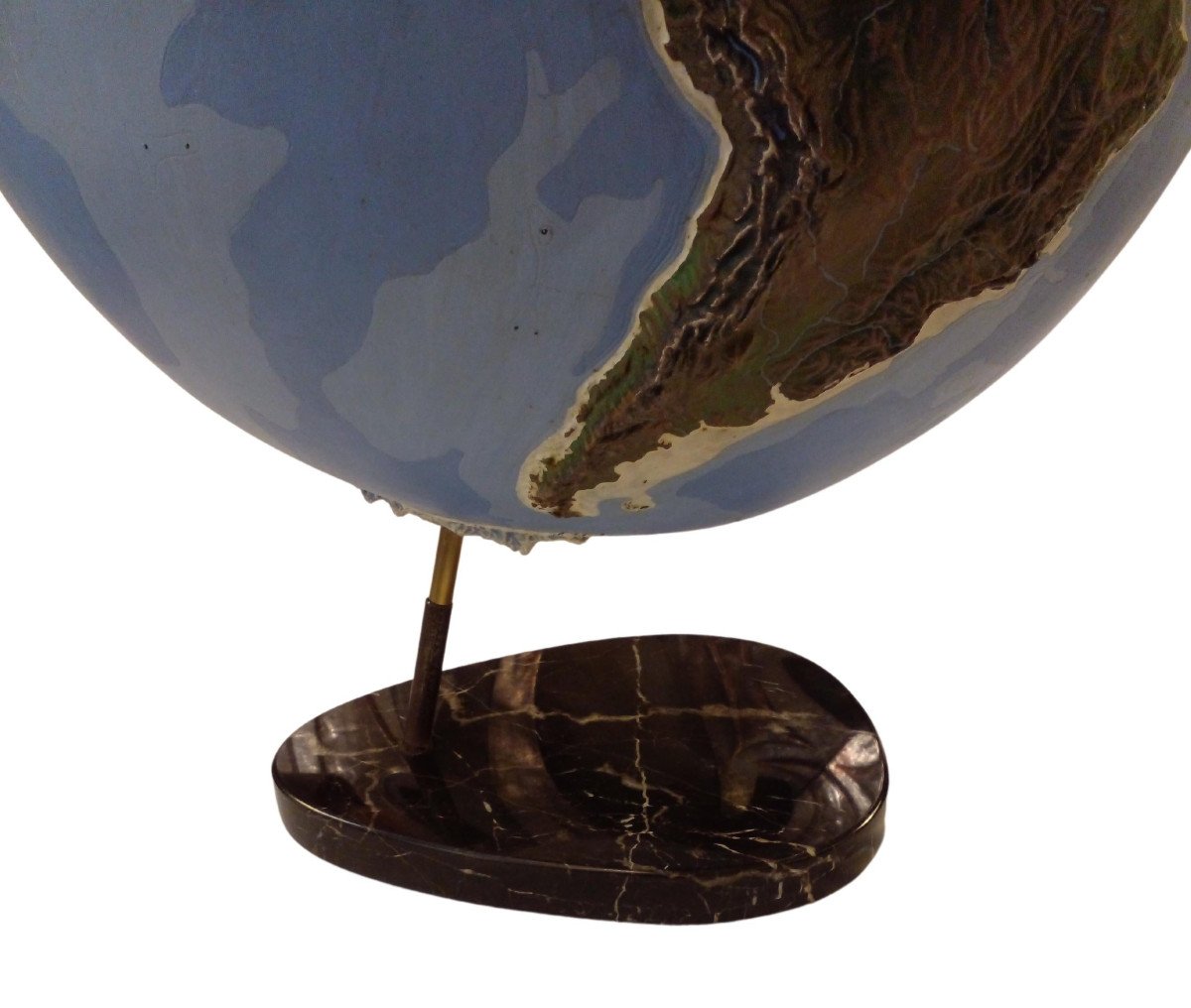 Important Globe Terrestre En Papier Mâché, France Vers 1950 -photo-5