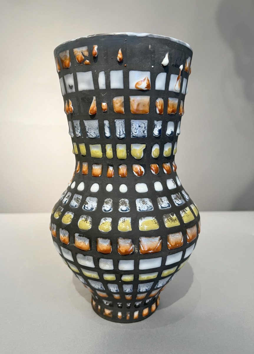Vase « Pyjama », By Roger Capron, Vallauris, France, Circa 1960-photo-3