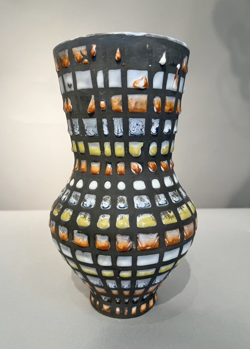 Vase « Pyjama », Par Roger Capron, Vallauris, France, Vers 1960-photo-3