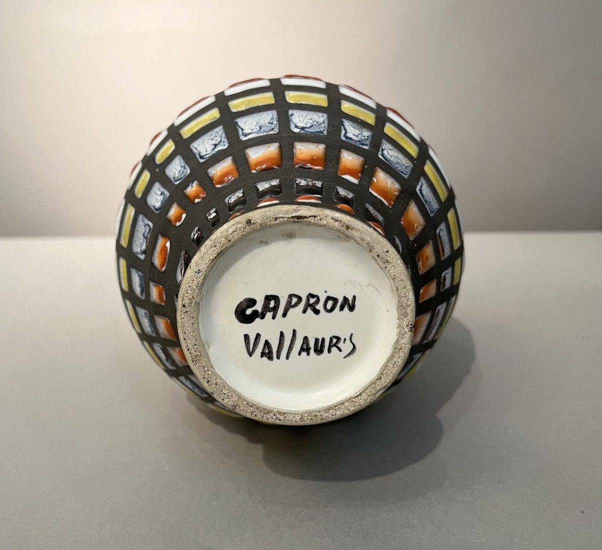 Vase « Pyjama », Par Roger Capron, Vallauris, France, Vers 1960-photo-2
