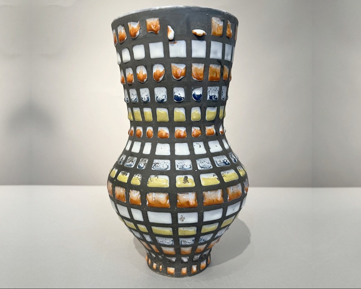 Vase « Pyjama », Par Roger Capron, Vallauris, France, Vers 1960