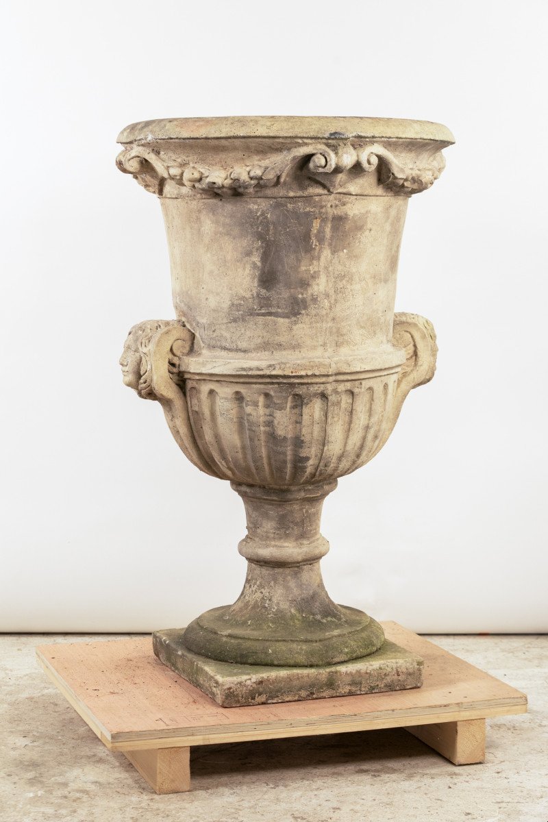 Large Garden Planter With Cherubs France-photo-6