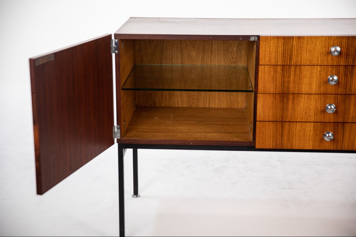 Large 800 Series Sideboard By Alain Richard, Ed. Meubles Tv, France Circa 1958-photo-3